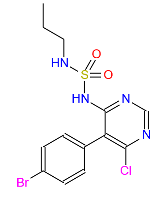 N-[5-(4-溴苯基)-6-氯-4-嘧啶基]-N'-丙基氨基磺酰胺