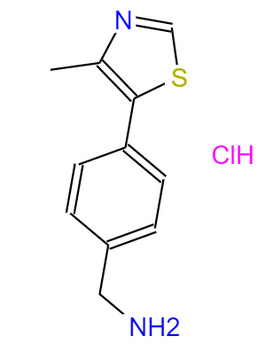 (4-(4-甲基噻唑-5-基)苯基)甲胺盐酸盐