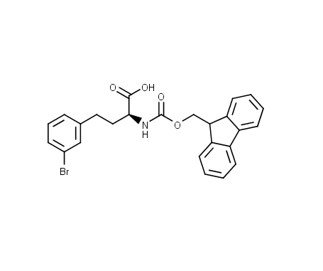 (2S)-4-(3-bromophenyl)-2-({[(9H-fluoren-9-yl)methoxy]carbonyl}amino)butanoic acid