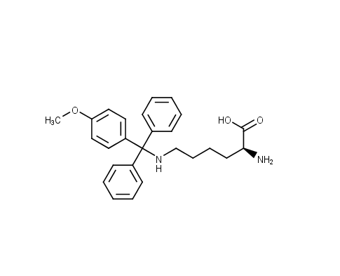 (2S)-2-amino-6-{[(4-methoxyphenyl)diphenylmethyl]amino}hexanoic acid