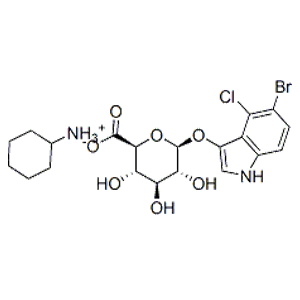 5-溴-4-氯-3-吲哚基-β-D-葡萄苷酸环己氨盐