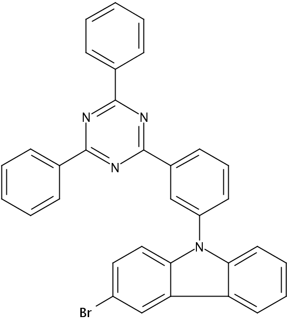 3-溴-9-[3-(4,6-二苯基-1,3,5-三嗪-2-基)苯基]-9H-咔唑