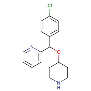 2-[(4-氯苯基)(4-哌啶基氧基)甲基]吡啶