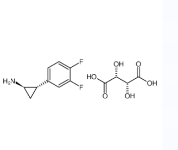 (1R,2S)-2-(3,4-二氟苯基)环丙胺 (2R,3R)-2,3-二羟基丁二酸盐