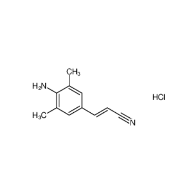 (E)-3-(4-氨基-3,5-二甲基苯基)丙烯腈盐酸盐