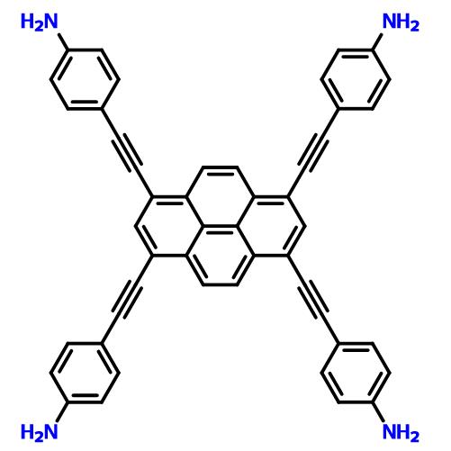 4,4',4'',4'''-[芘-1,3,6,8-四基四(乙炔-2,1-二基)]四苯胺