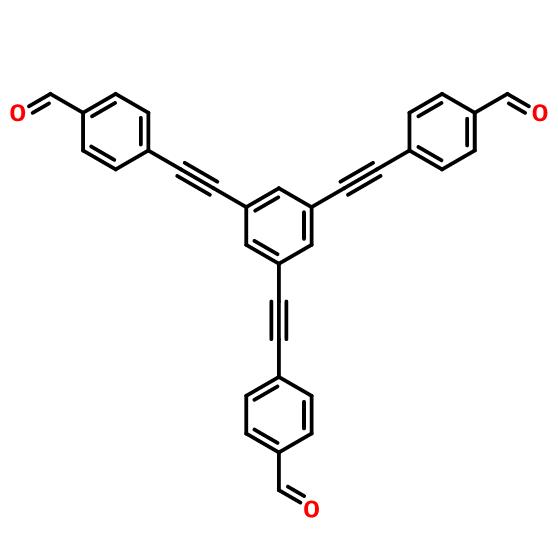 4,4',4''-[苯-1,3,5-三基三(乙炔-2,1-二基)]三苯甲醛（	1,3,5-三(4-甲酰基苯乙炔基)苯）