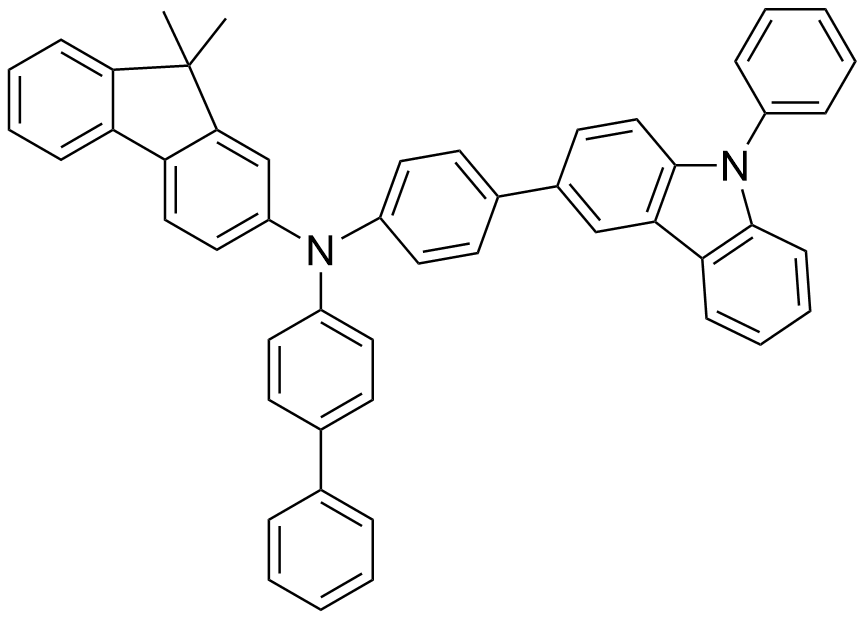 N-(4-联苯)-9,9-二甲基-N-(4-(9-苯基-9H-咔唑-3-基)-9H-芴-2-胺