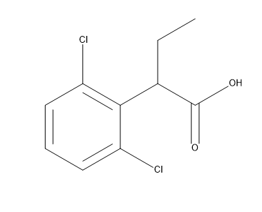 Benzeneacetic acid, 2,6-dichloro-α-ethyl-