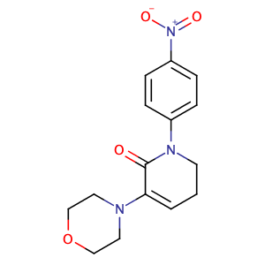 5,6-二氢-3-(4-吗啉基)-1-(4-硝基苯基)-2(1H)-吡啶酮