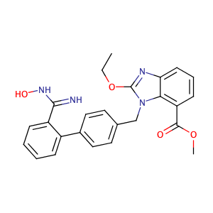 1-[(2'-(羟基脒基)[1,1-联苯基]-4-基)甲基]-2-乙氧基-1H-苯并咪唑-7-甲酸甲酯
