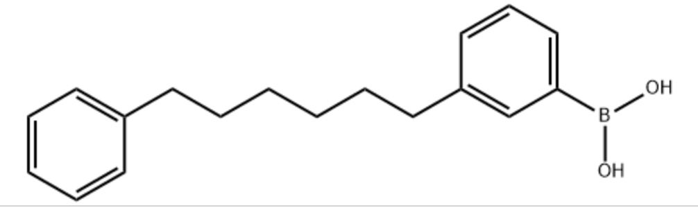 3-(6-苯基己基)苯硼酸