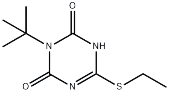 3-叔丁基-6-(乙硫基)-1,3,5-三嗪-2,4(1H,3H)-二酮
