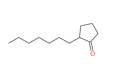 2-庚基环戊酮；137-03-1