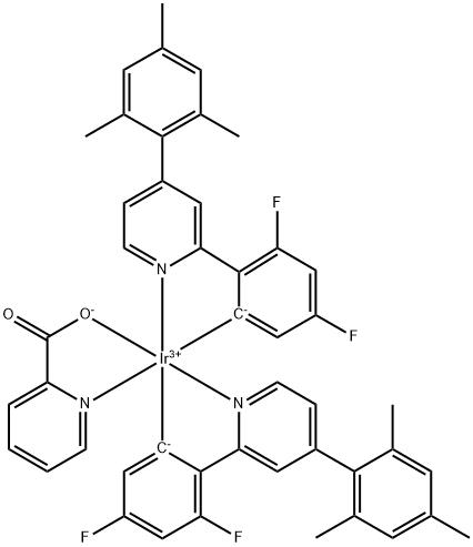 二[2-(4,6-二氟苯基)-4-(2,4,6-三甲基苯基)吡啶-C2,N]吡啶甲酰合铱(III)