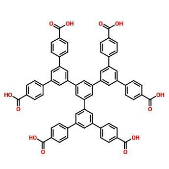 5',5'''-双(4-羧基苯基)-5''-(4,4''-二羧基-[1,1':3',1''-三联苯]-5'-基)-[1,1':3',1'':3'',1''':3''',1''''-五苯基]-4,4''''-二羧酸