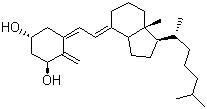 CAS 登录号:41294-56-8, 阿法骨化醇, 法能, 9,10-开环胆甾-5,7,10(19)-三烯-1,3-二醇