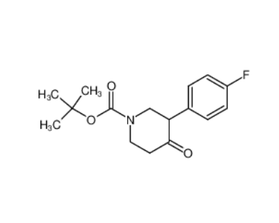 TERT-BUTYL 3-(4-FLUOROPHENYL)-4-OXOPIPERIDI