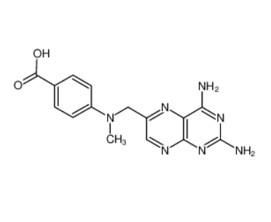 4-[N-(2,4-二氨基-6-蝶啶甲基)-N-甲氨基]苯甲酸半盐酸盐N水