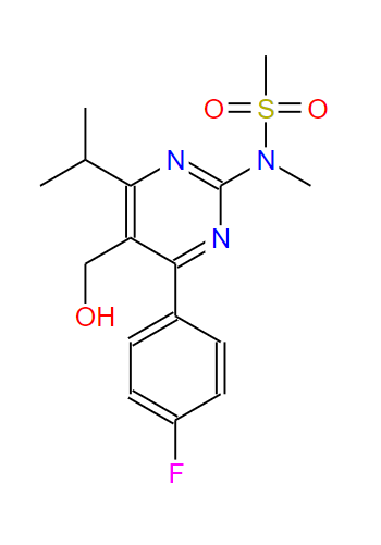 4-(4-氟苯基)-6-异丙基-2-[(N-甲基-N-甲磺酰)氨基]嘧啶-5-甲醇