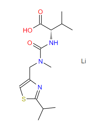 N-[N-甲基-N-((2-异丙基-4-噻唑基)甲基)氨基)羰基]-L-缬氨酸锂盐