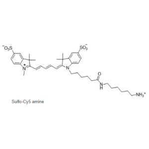 Sulfo Cy5 amine,CAS号 :2183440-44-8,磺化Cy5-伯胺 Sulfo Cy5 amine,CAS号 :2183440-44-8,磺化Cy5-伯胺
