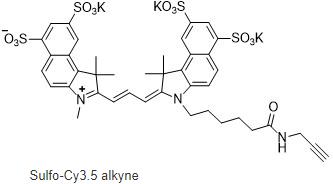 Sulfo-Cyanine3.5 alkyne Sulfo-Cyanine3.5 alkyne