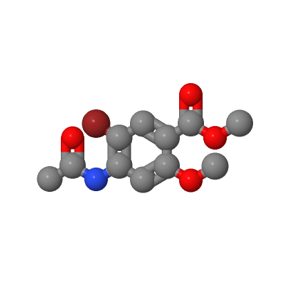 2-甲氧基-4-乙酰胺基-5-溴苯甲酸甲酯；4093-34-9