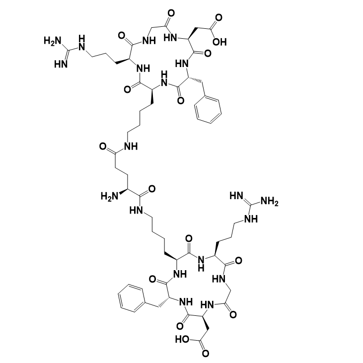 首尾环二聚体RGD