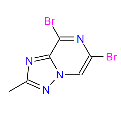 6,8-二溴-2-甲基-[1,2,4]三唑并[1,5-A]吡嗪；1198475-31-8