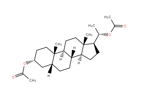 (20S)-5-beta-pregnane-3alpha,20-diol diacetate