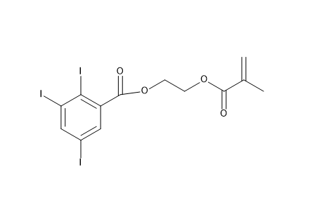 2-(2',3',5'-triiodobenzoyl)ethyl methacrylate