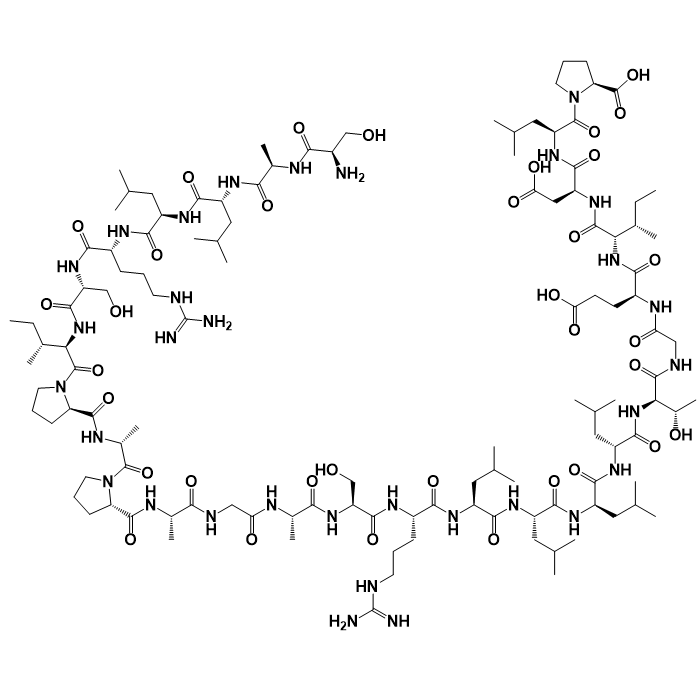 神经保护肽H-Ser-Ala-Leu-Leu-Arg-Ser-Ile-Pro-Ala-Pro-Ala-Gly-Ala-Ser-Arg-Leu-Leu-Leu-Leu-Thr-Gly-Glu-Ile-Asp-Leu-Pro-OH