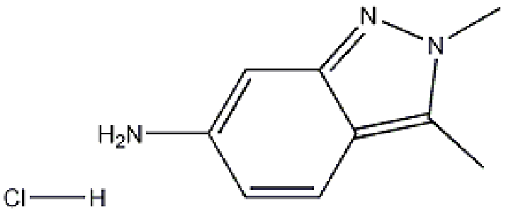 2,3-二甲基-6-氨基-2H-吲唑盐酸盐