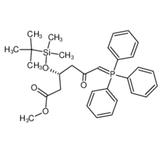 (3R)-叔丁基二甲硅氧基-5-氧代-6-三苯基膦烯己酸甲酯