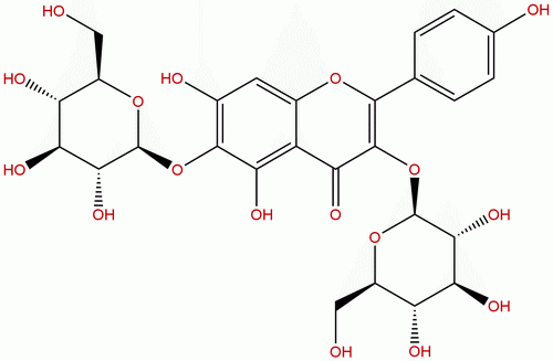 6-羟基山柰酚-3,6-二-O-葡萄糖苷