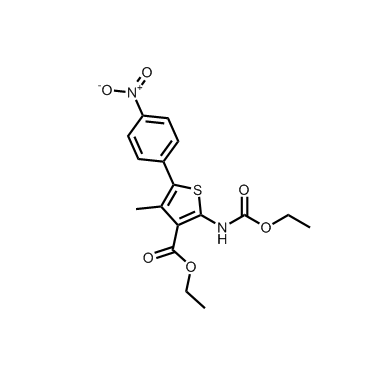 2-((乙氧基羰基)氨基)-4-甲基-5-(4-硝基苯基)噻吩-3-羧酸乙酯