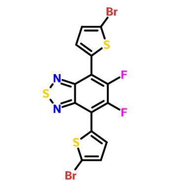 4,7-二(5-溴噻吩基-2-)-5,6-二氟-2,1,3-苯并噻二唑