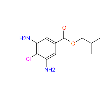 4-氯-3,5-二氨基苯甲酸异丁酯