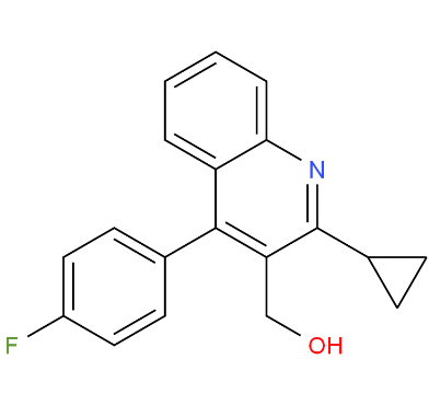 2-环丙基-4-(4-氟苯基)-喹啉-3-甲醇