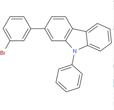2-(3-溴苯基)-9-苯基咔唑