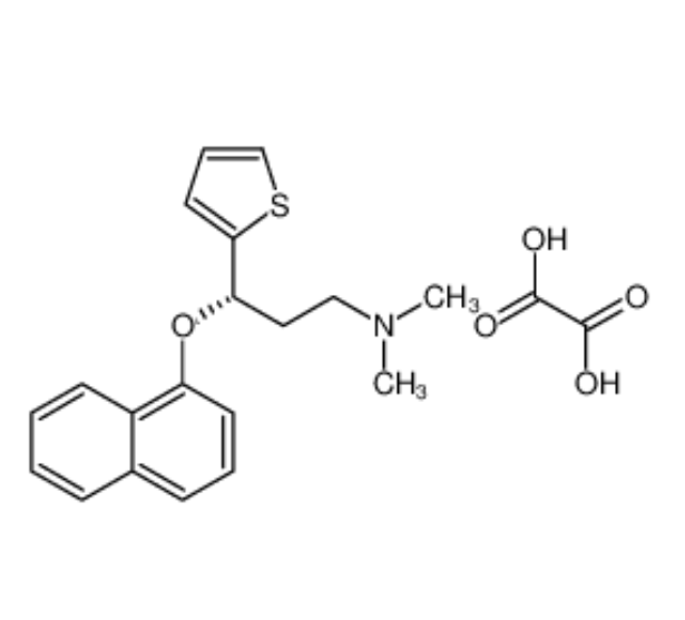 (S)-(+)-N,N-二甲基-3-(1-萘氧基)-3-(2-噻吩基)丙胺草酸盐