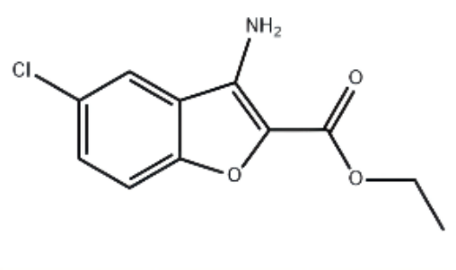 乙基 3-氨基-5-氯-1-苯并呋喃-2-羧酸