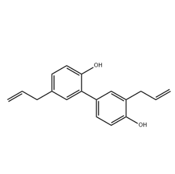 和厚朴酚、3',5-二-2-丙烯基-1,1'-联苯-2,4'-二酚、和厚朴多酚