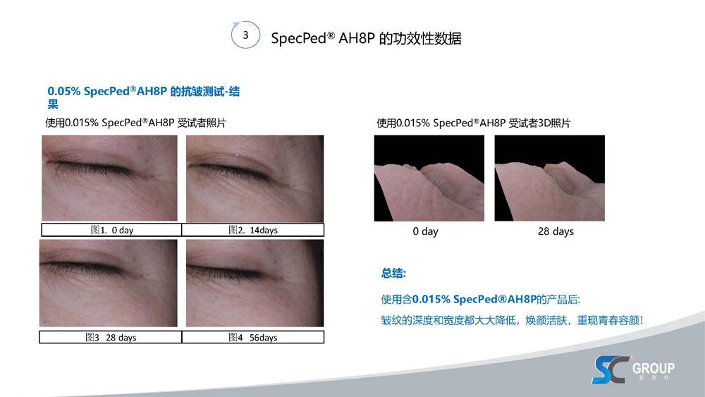 PPT-SpecPed庐-AH8P-(Acetyl-Hexapeptide-8)-绁炵粡閫掕川鎶戝埗鎶楃毐鑲_涓枃-20200217_椤甸潰_14.jpg