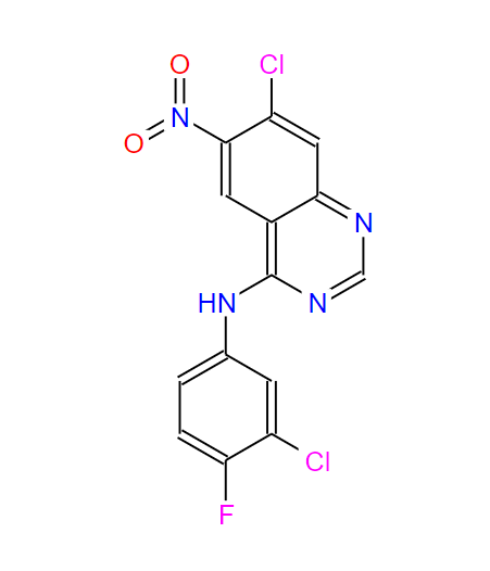 7-氯-N-(3-氯-4-氟苯基)-6-硝基-4-氨基喹唑啉