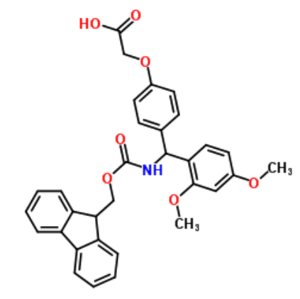 4-[(2,4-二甲氧基苯基)(Fmoc-氨基)甲基]苯氧乙酸