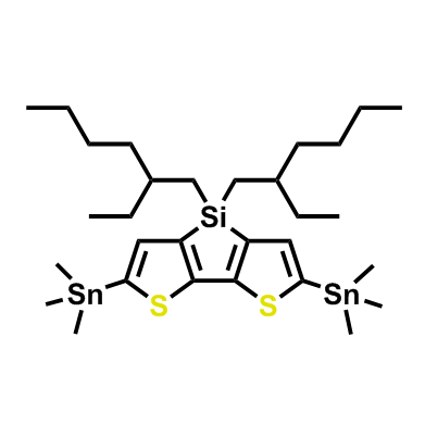 4,4'-双(2-乙基己酯 )-5,5'-双(三甲基锡)-噻吩[3,2-B:2,3-D]硅杂环戊二烯