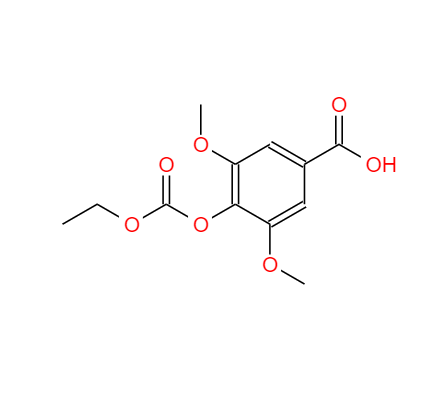 4-乙氧基羰氧基-3,5-二甲氧基苯甲酸