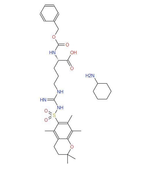 N-苄氧羰基-L-精氨酸(Pmc)-OH环己基胺盐